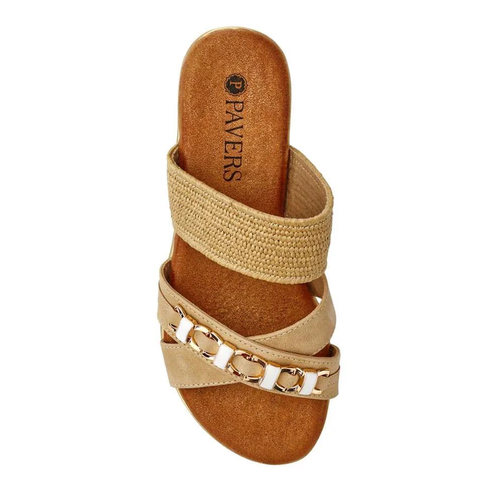Wedge-Heeled Slip-On Mules - BAIZH41009 / 327 283