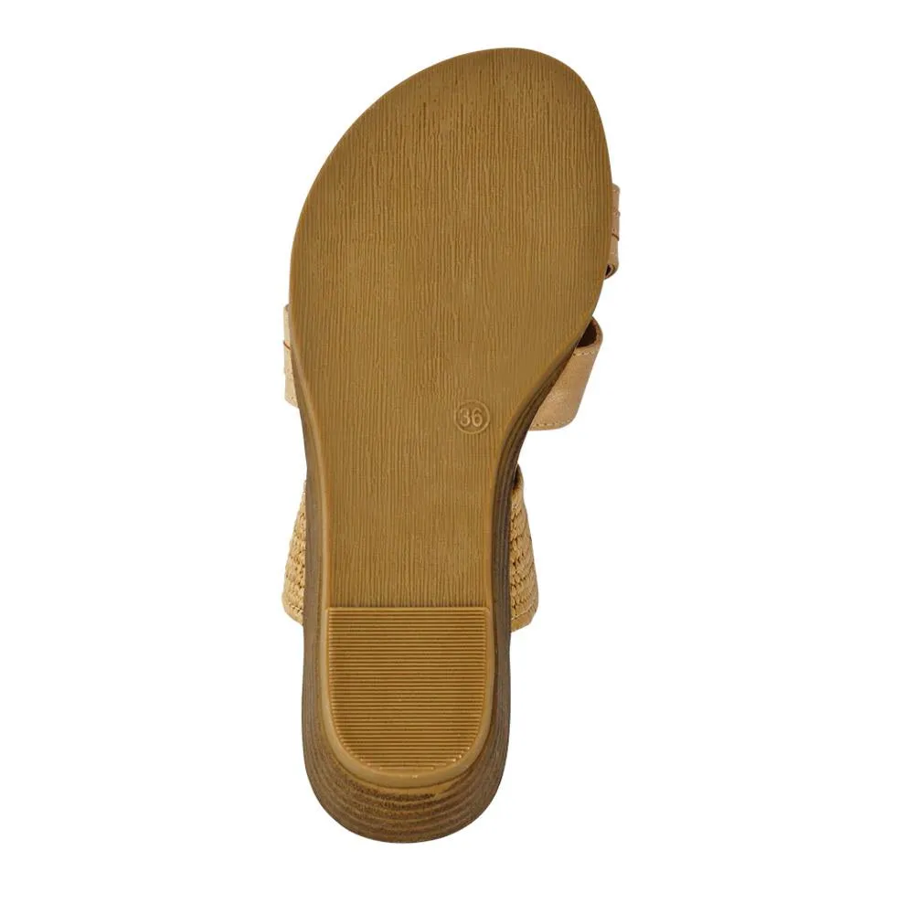 Wedge-Heeled Slip-On Mules - BAIZH41009 / 327 283