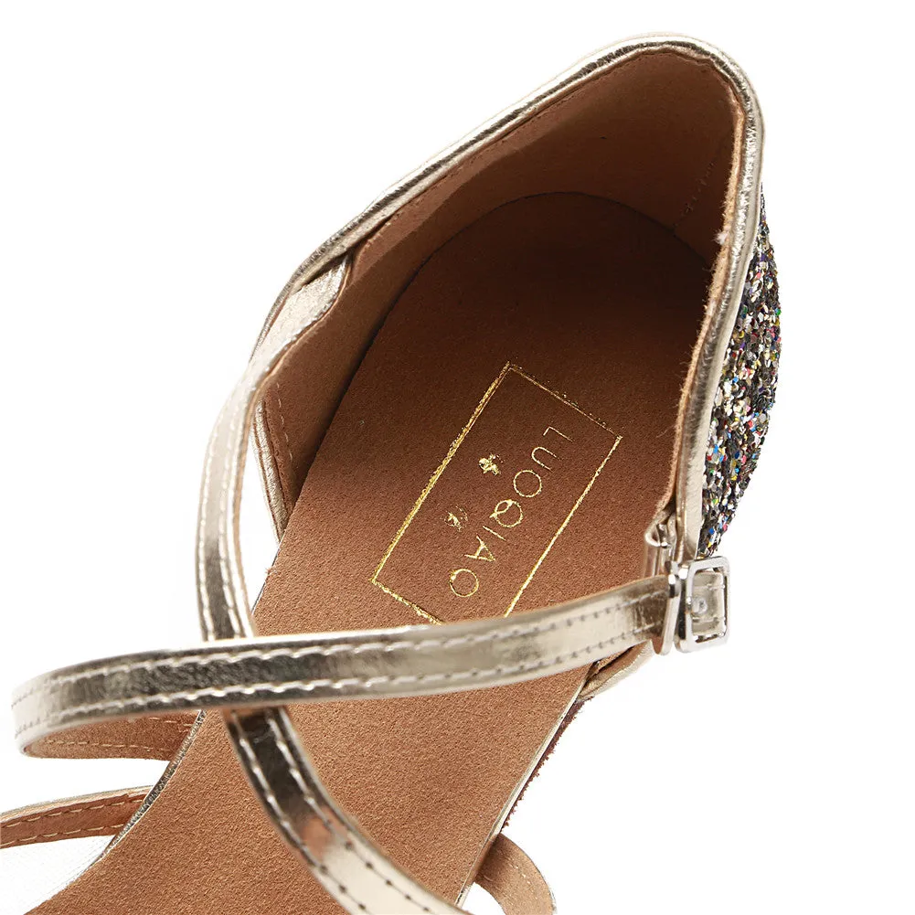 Women's Ballroom Latin Dance Shoes Professional Party Performance