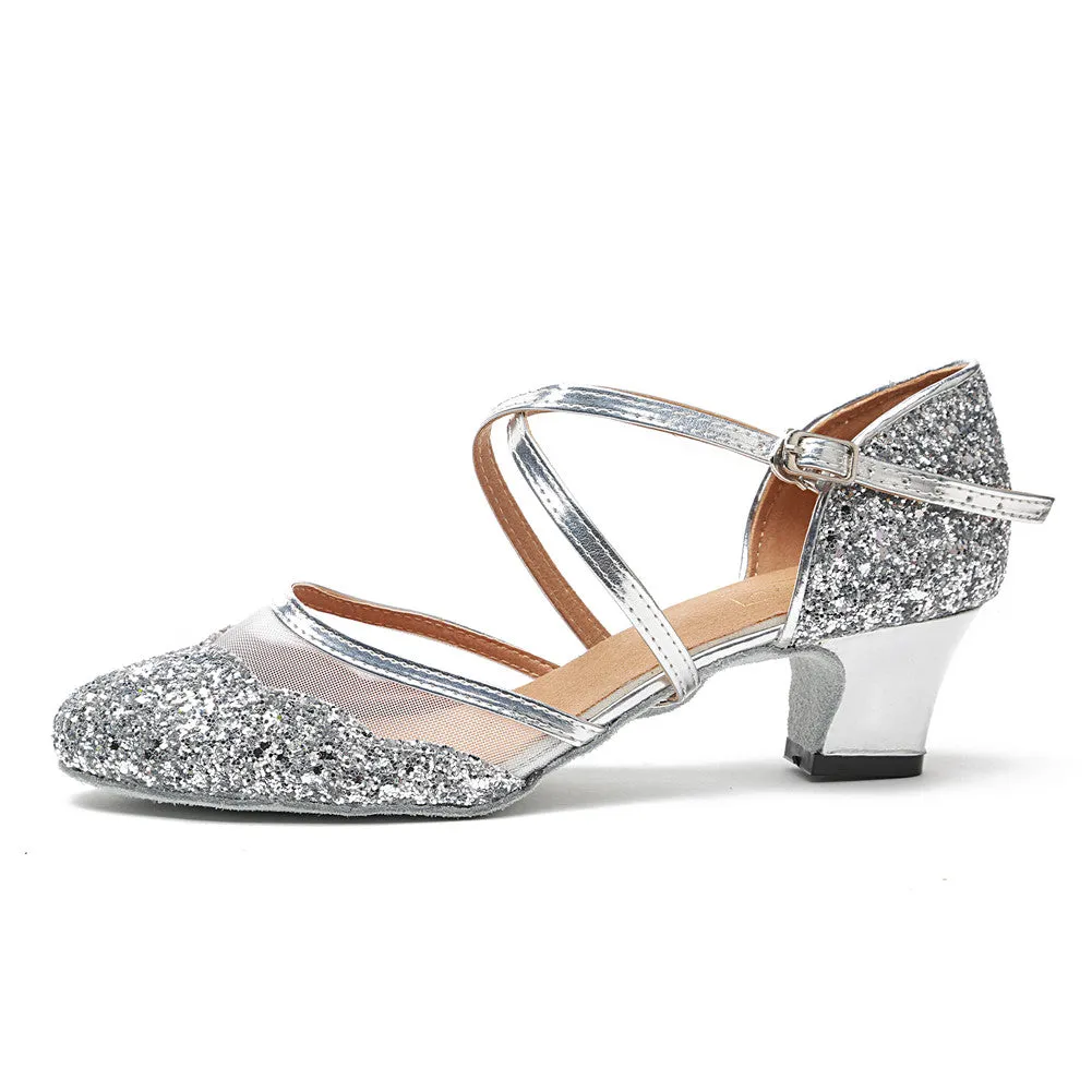 Women's Ballroom Latin Dance Shoes Professional Party Performance