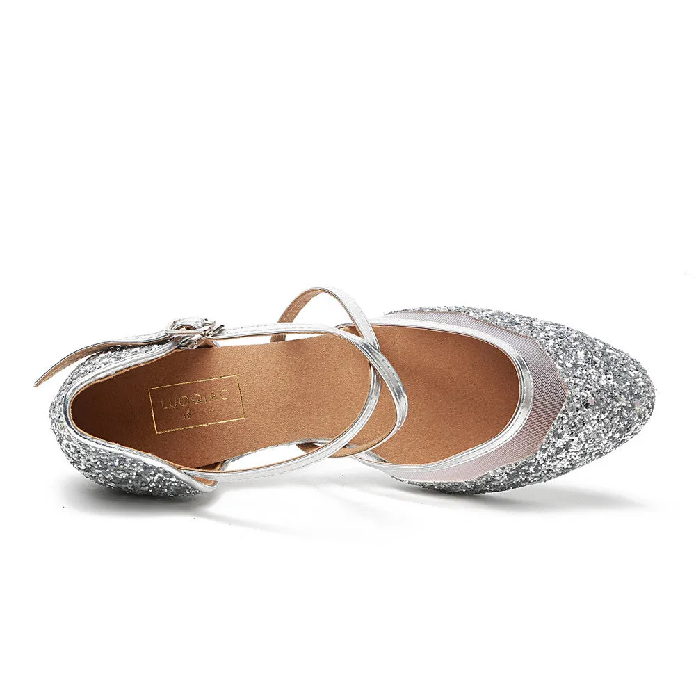 Women's Ballroom Latin Dance Shoes Professional Party Performance