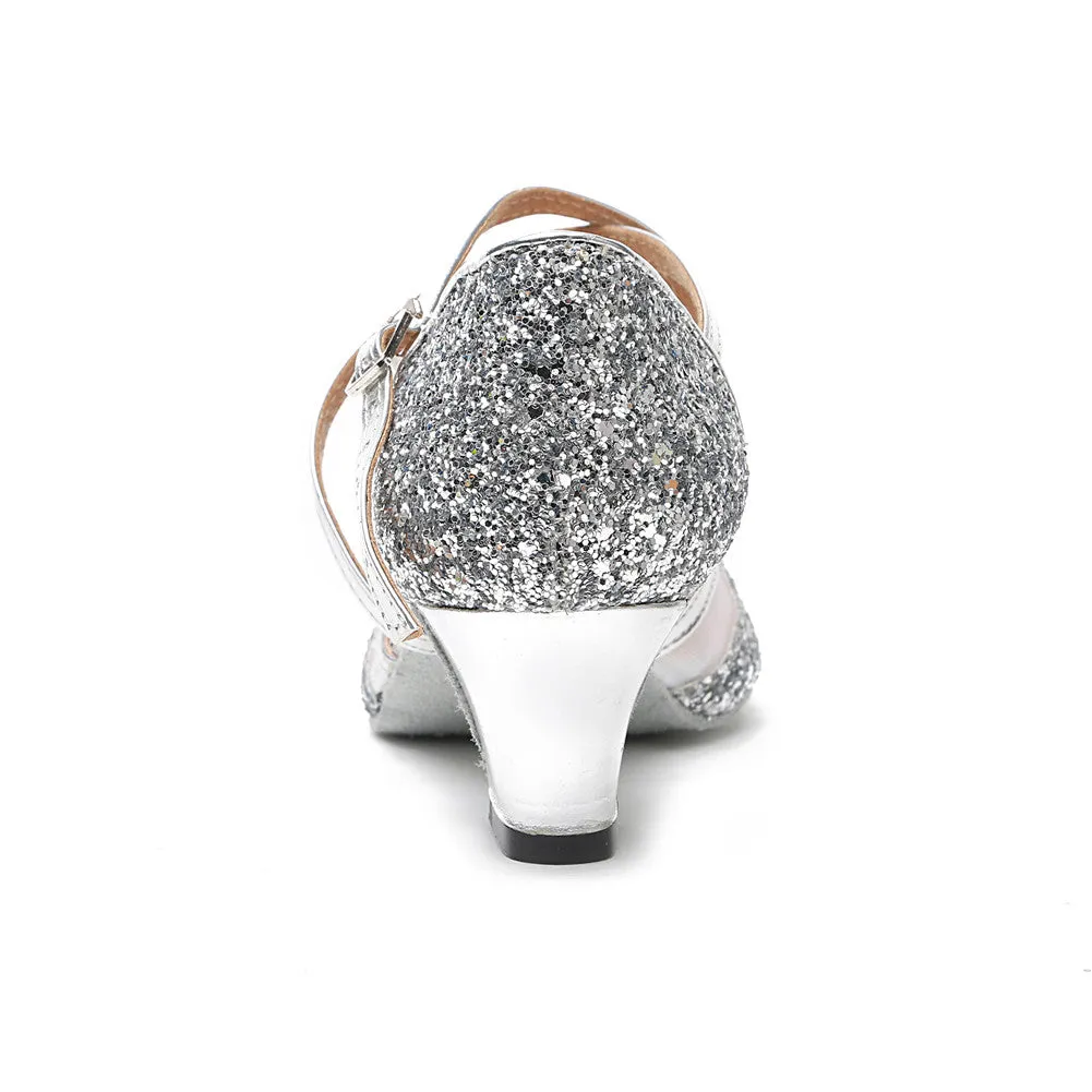 Women's Ballroom Latin Dance Shoes Professional Party Performance