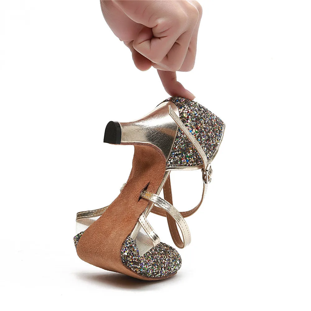 Women's Ballroom Latin Dance Shoes Professional Party Performance