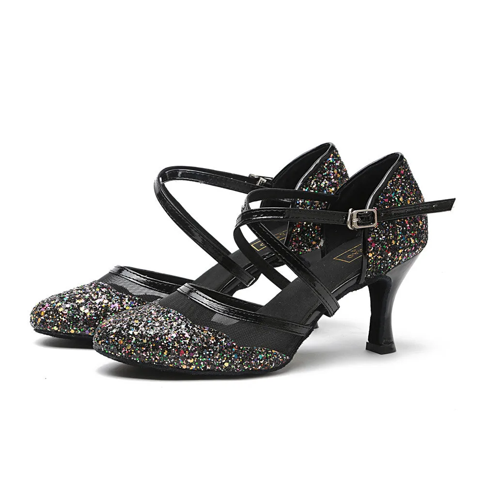Women's Ballroom Latin Dance Shoes Professional Party Performance