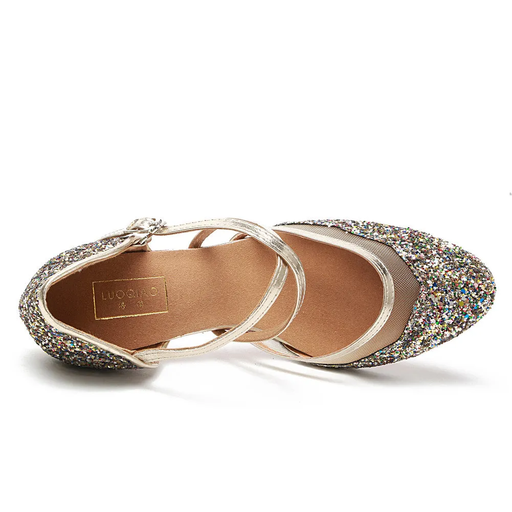 Women's Ballroom Latin Dance Shoes Professional Party Performance
