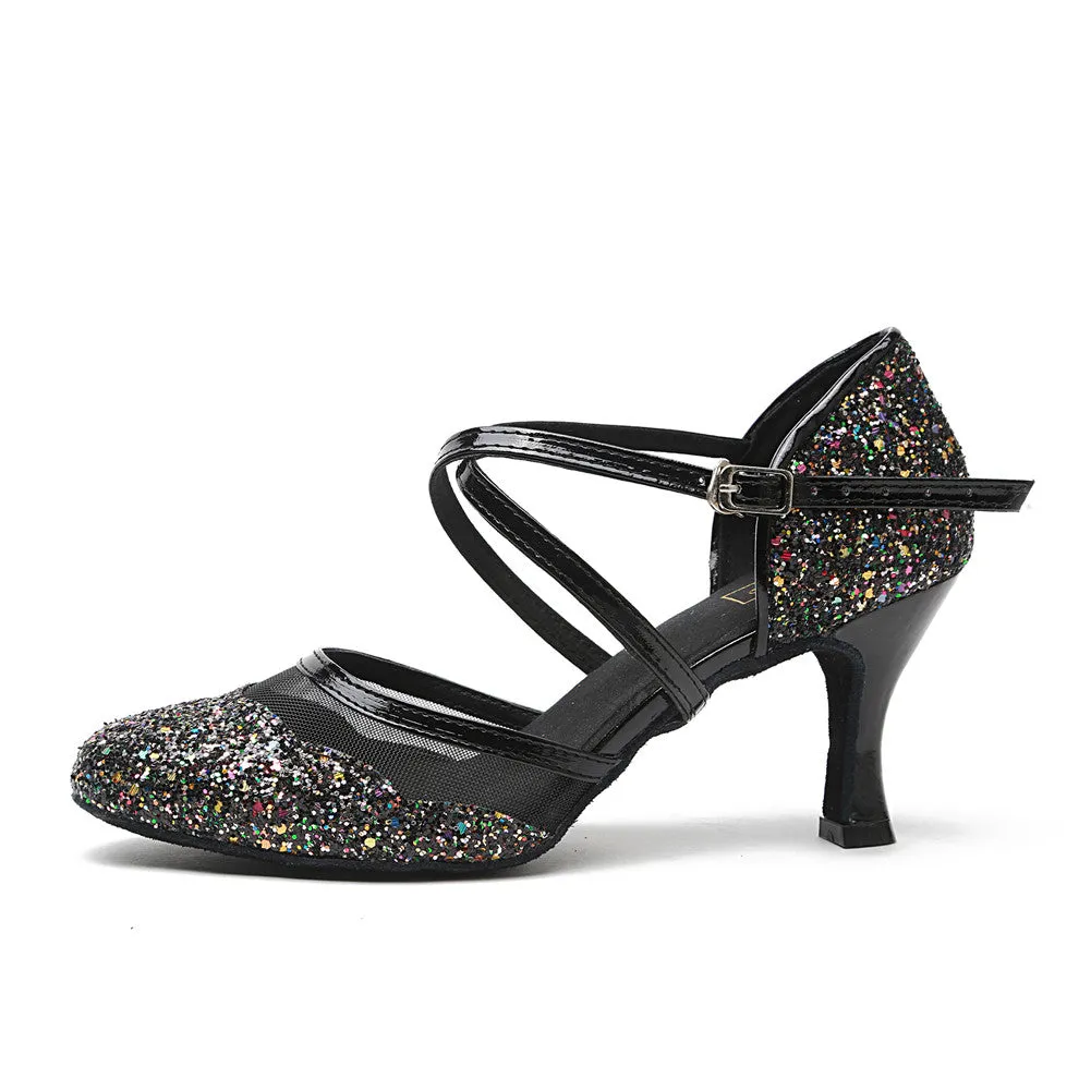 Women's Ballroom Latin Dance Shoes Professional Party Performance