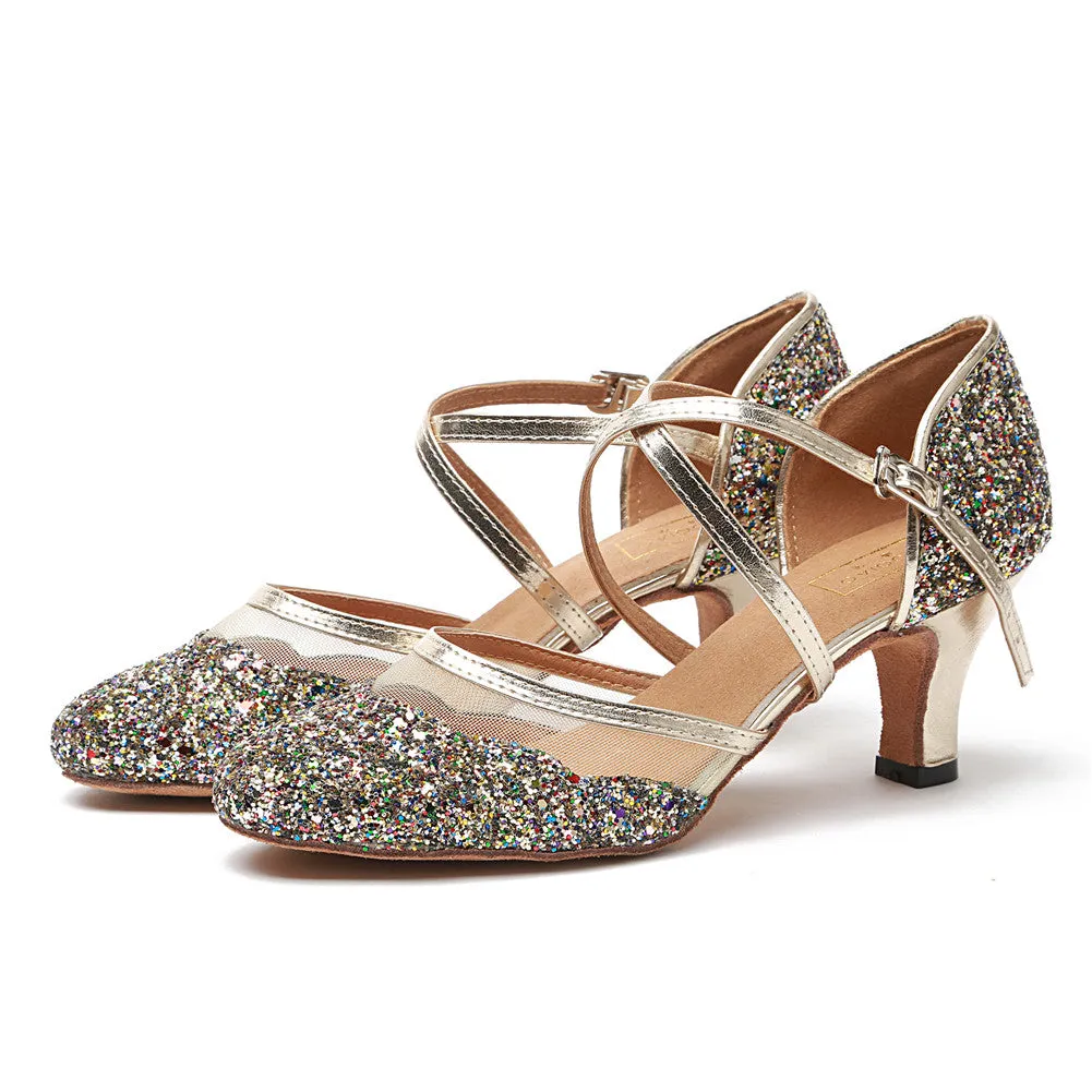 Women's Ballroom Latin Dance Shoes Professional Party Performance
