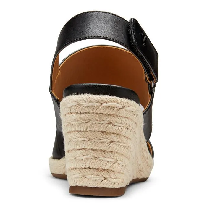 Womens Vionic Brooke Wedge Sandal Black