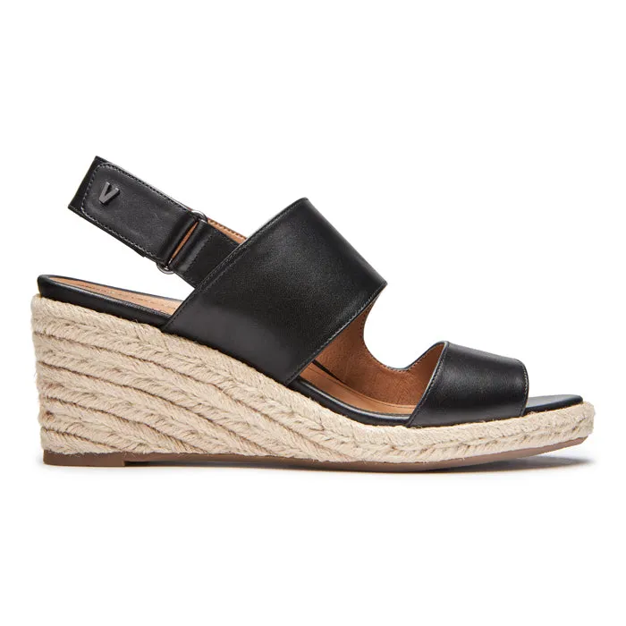 Womens Vionic Brooke Wedge Sandal Black