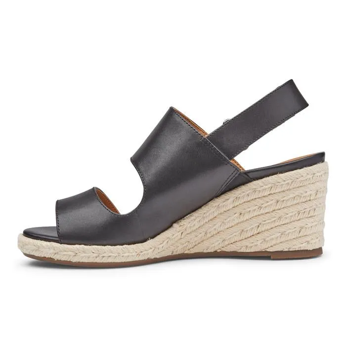 Womens Vionic Brooke Wedge Sandal Black